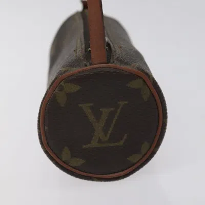 Pre-owned Louis Vuitton Mini Baby Papillon Brown Canvas Clutch Bag ()
