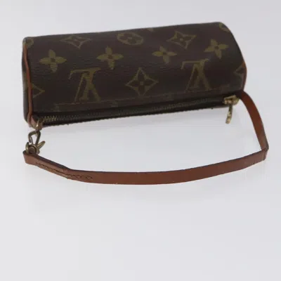 Pre-owned Louis Vuitton Mini Baby Papillon Brown Canvas Clutch Bag ()