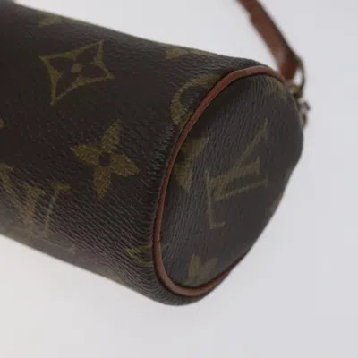 Pre-owned Louis Vuitton Mini Baby Papillon Brown Canvas Clutch Bag ()