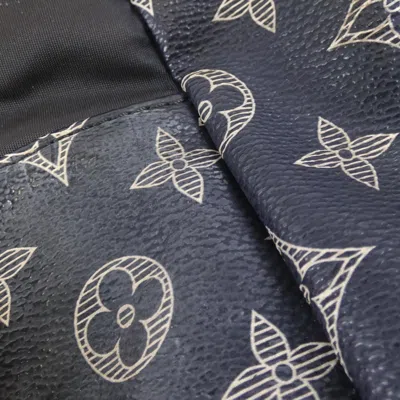 Pre-owned Louis Vuitton Monogram Blue Corail Marine Coated Canvas Backpack ()