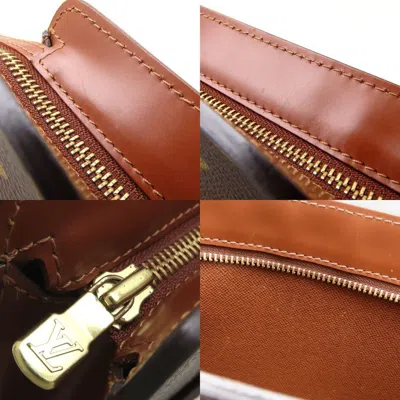 Pre-owned Louis Vuitton Monogram Brown Canvas Clutch Bag ()