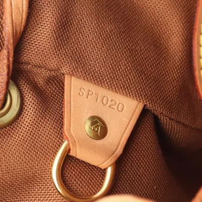 Pre-owned Louis Vuitton Monogram Brown Coated Canvas Leather Backpack ()