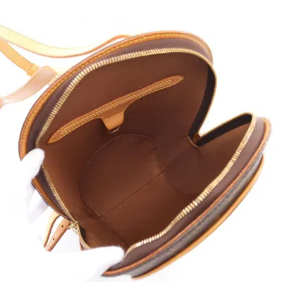 Pre-owned Louis Vuitton Monogram Brown Coated Canvas Leather Backpack ()