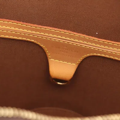 Pre-owned Louis Vuitton Monogram Brown Coated Canvas Leather Backpack ()