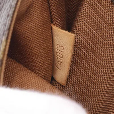 Pre-owned Louis Vuitton Monogram Brown Coated Canvas Leather Fanny Pack Sling Bag ()