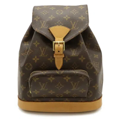 Pre-owned Louis Vuitton Monogram Brown Monogram Backpack Shoulder Bag ()