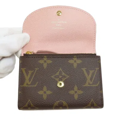 Pre-owned Louis Vuitton Monogram Brown Monogram Rose Ballerine Monogram Coin Purse/coin Case () In Multi