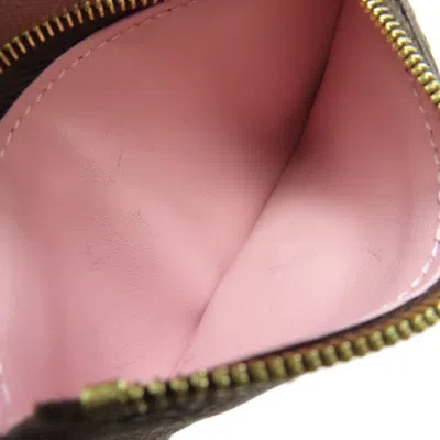 Pre-owned Louis Vuitton Monogram Brown Monogram Rose Ballerine Monogram Coin Purse/coin Case () In Multi