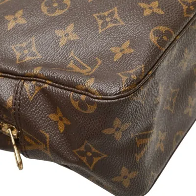 Pre-owned Louis Vuitton Monogram Brown Pvc Leather Clutch Bag ()