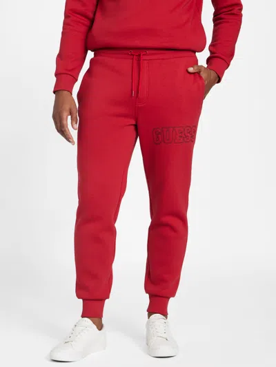 Guess Factory Saul Logo Jogger Pants In Red