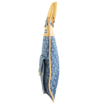 Pre-owned Louis Vuitton Monogram Denim Blue Monogram Denim Tote Bag ()