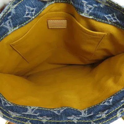 Pre-owned Louis Vuitton Monogram Denim Blue Monogram Denim Tote Bag ()
