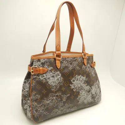 Pre-owned Louis Vuitton Monogram Dentelle Argent Pvc Tote Bag () In Silver