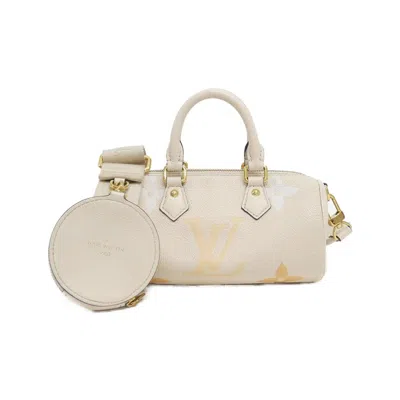 Pre-owned Louis Vuitton Monogram Empreinte Cream Saffron Monogram Empreinte Shoulder Bag ()