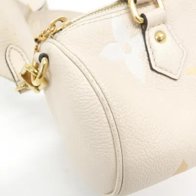 Pre-owned Louis Vuitton Monogram Empreinte Cream Saffron Monogram Empreinte Shoulder Bag ()