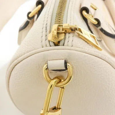 Pre-owned Louis Vuitton Monogram Empreinte Cream Saffron Monogram Empreinte Shoulder Bag ()
