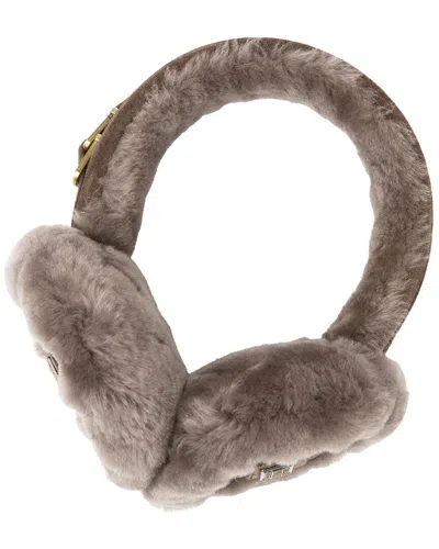 Australia Luxe Collective Sheepskin Earmuffs In Brown