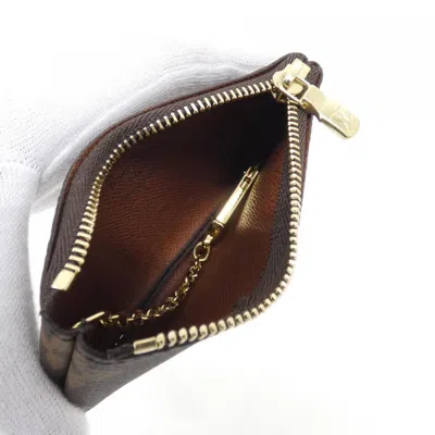 Pre-owned Louis Vuitton Monogram Marron Coated Canvas Coin Purse/coin Case () In Brown
