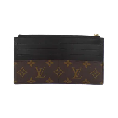 Pre-owned Louis Vuitton Monogram Marron Coated Canvas Coin Purse/coin Case () In Brown