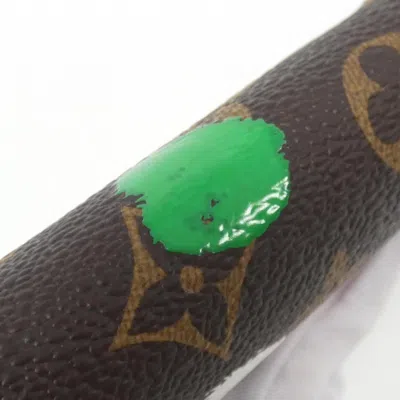Pre-owned Louis Vuitton Monogram Marron Coated Canvas Long Wallet (bi-fold) () In Brown