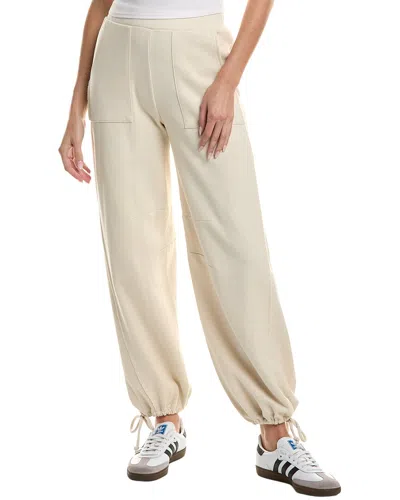 Project Social T Take A Bow Tie Bottom Parachute Pant In Neutral