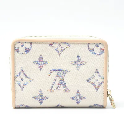 Pre-owned Louis Vuitton Natural Canvas Wallet (bi-fold) () In Brown