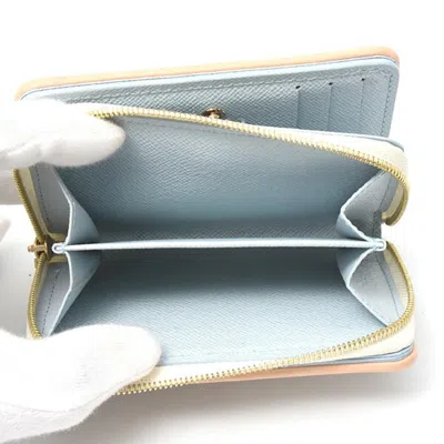 Pre-owned Louis Vuitton Natural Canvas Wallet (bi-fold) () In Brown