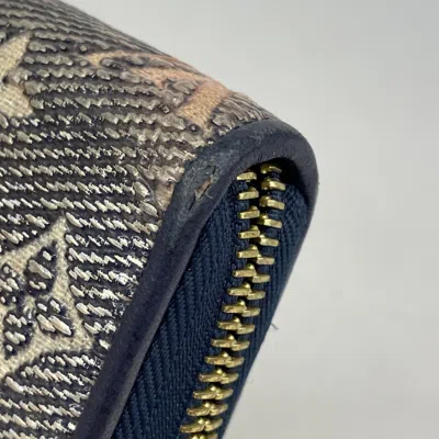 Pre-owned Louis Vuitton Navy Long Wallet (bi-fold) () In Blue