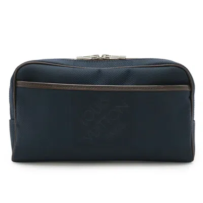 Pre-owned Louis Vuitton Navy Ocean Damier Geant Fanny Pack Sling Bag ()