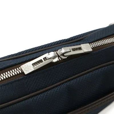 Pre-owned Louis Vuitton Navy Ocean Damier Geant Fanny Pack Sling Bag ()