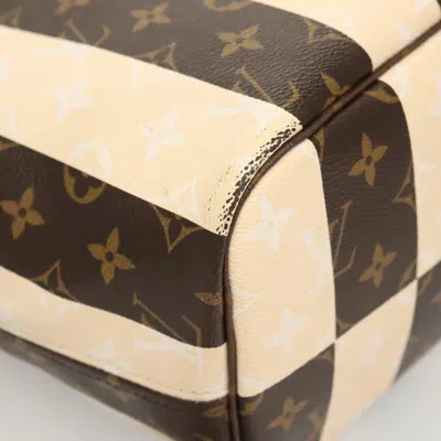Pre-owned Louis Vuitton Neverfull Mm Brown Canvas Tote Bag ()