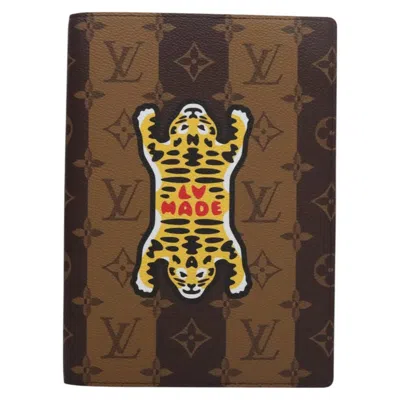 Pre-owned Louis Vuitton Nigo Brown Canvas Wallet  ()