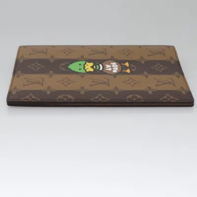 Pre-owned Louis Vuitton Nigo Brown Canvas Wallet  ()
