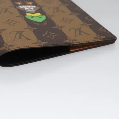 Pre-owned Louis Vuitton Nigo Brown Canvas Wallet  ()