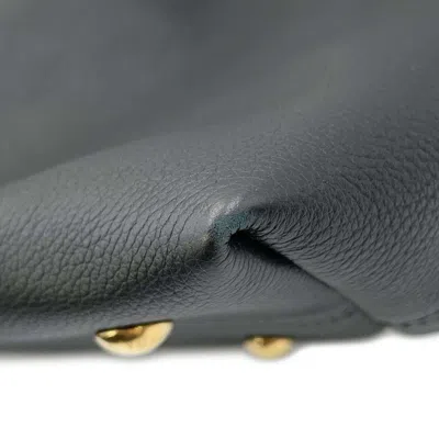 Pre-owned Louis Vuitton Noir Leather Shoulder Bag () In Black