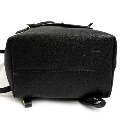 Pre-owned Louis Vuitton Noir Monogram Empreinte Backpack () In Black