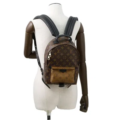 Pre-owned Louis Vuitton Noir Monogram Monogram Reverse Backpack () In Black