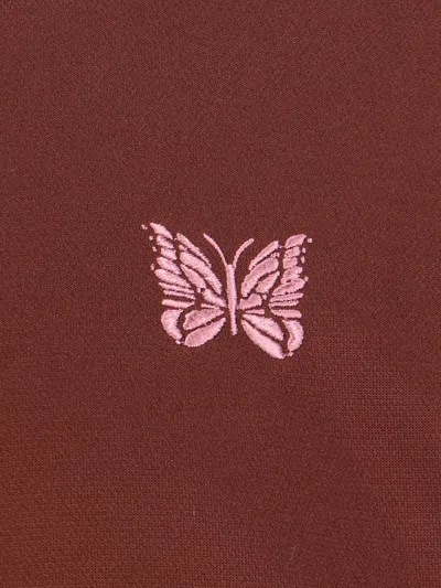 Needles Logo Sporty Jacket In Brown