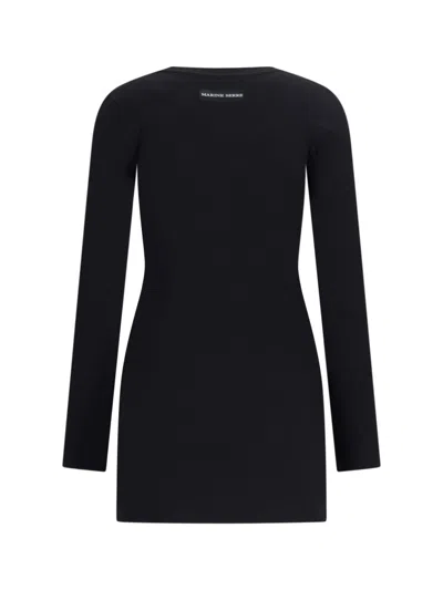 Marine Serre Dress In Black