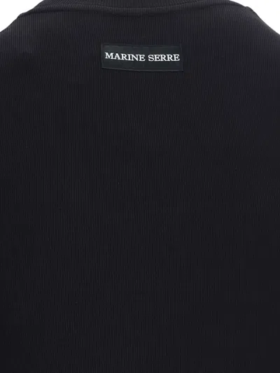 Marine Serre Dress In Black
