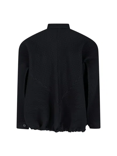 Issey Miyake 'monthly Colors: September' Jacket In Black