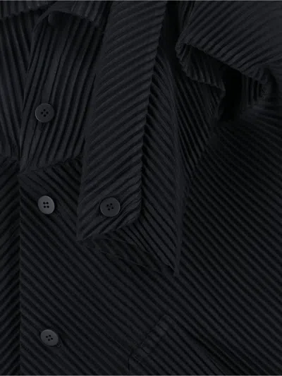 Issey Miyake 'monthly Colors: September' Jacket In Black