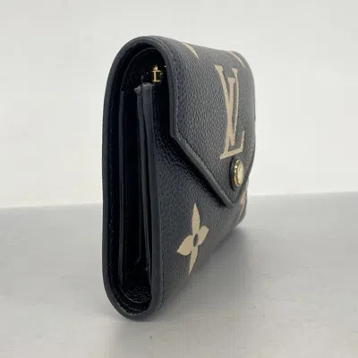 Pre-owned Louis Vuitton Noir Wallet (tri-fold) () In Black