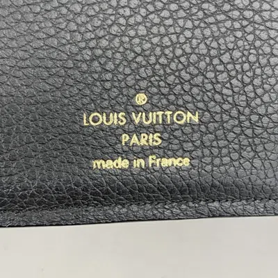 Pre-owned Louis Vuitton Noir Wallet (tri-fold) () In Black