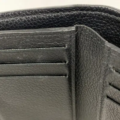 Pre-owned Louis Vuitton Noir Wallet (tri-fold) () In Black