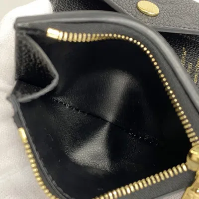 Pre-owned Louis Vuitton Noir Wallet (tri-fold) () In Black