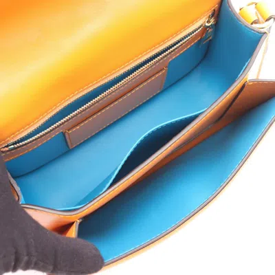 Pre-owned Louis Vuitton Orange Leather Shoulder Bag ()