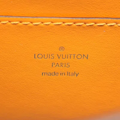 Pre-owned Louis Vuitton Orange Leather Shoulder Bag ()