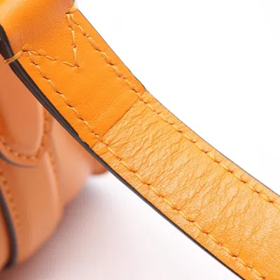 Pre-owned Louis Vuitton Orange Leather Shoulder Bag ()