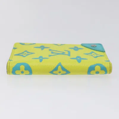 Pre-owned Louis Vuitton Organizer De Poche Yellow Canvas Wallet  ()